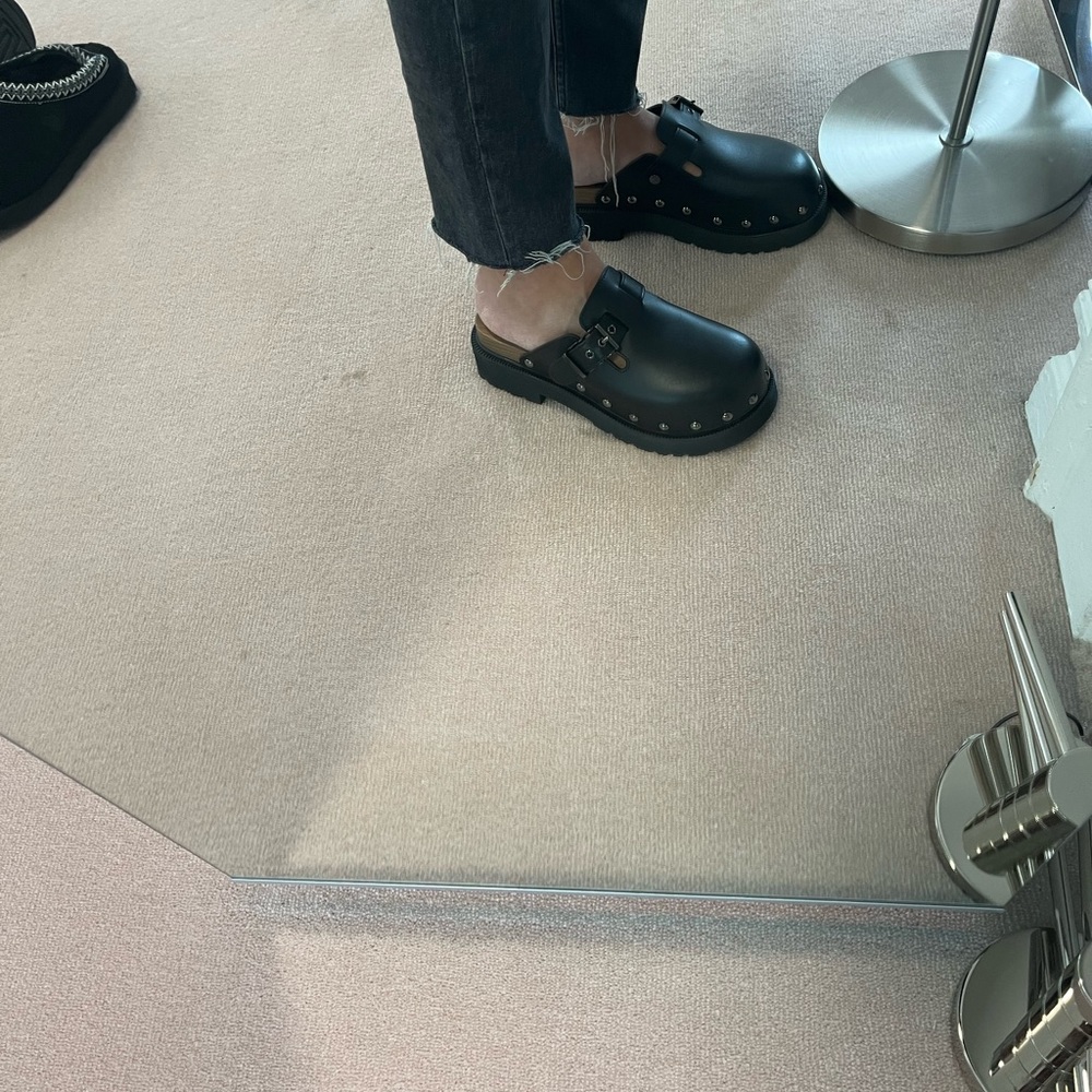 Dior leather studded accent mules - Picture 12 of 17